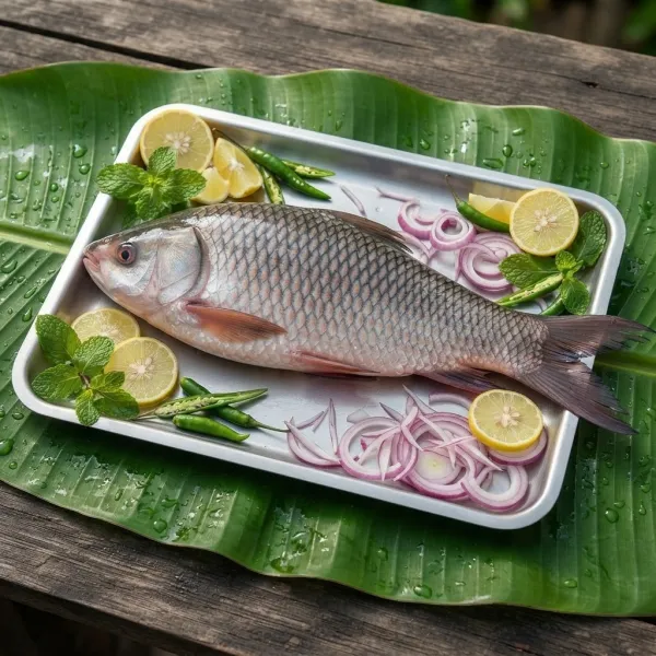 নদীর রুই মাছ